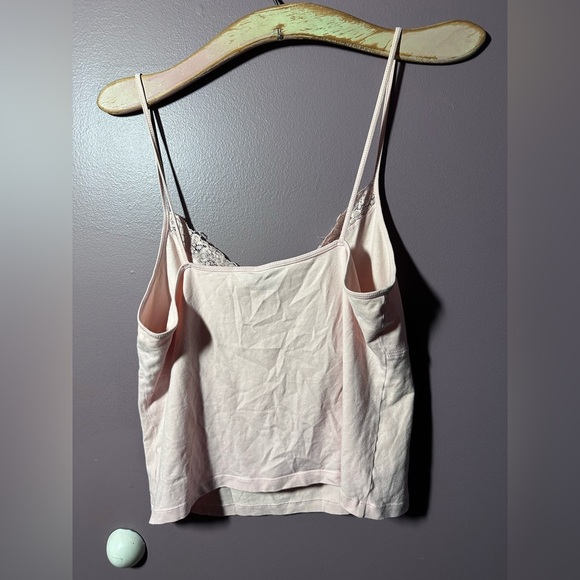 GAP Light Pink Lace Trim Top - Picture 4 of 4